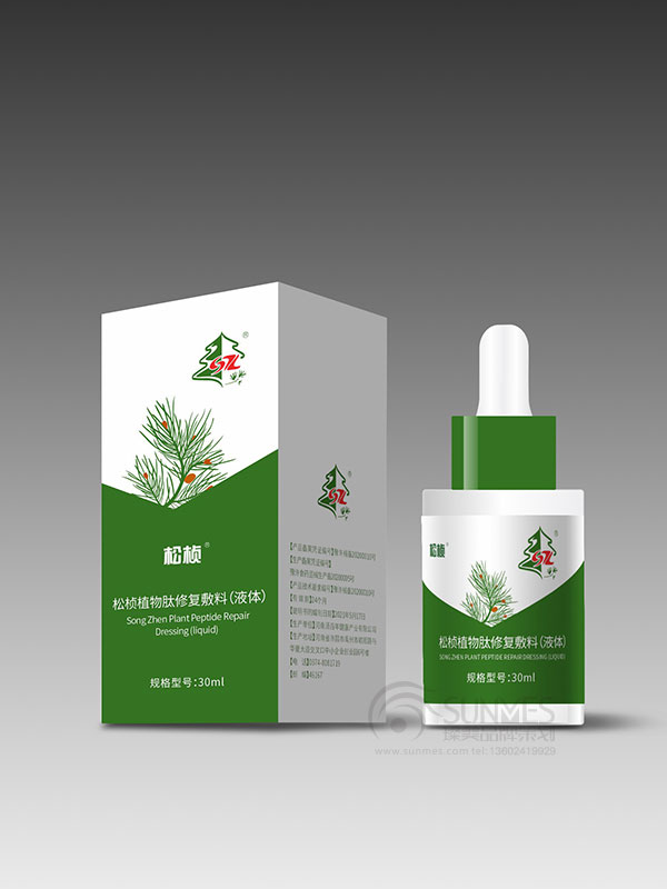 松楨植物肽修復敷料包裝設計